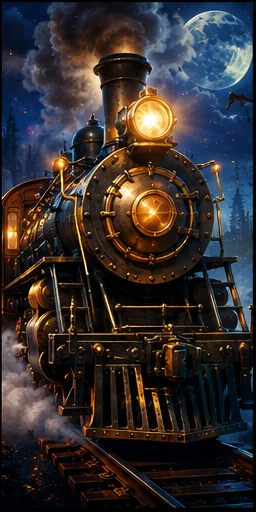 Illustration zu The Midnight Steamer